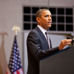 President Barack Obama speaks at the U.S. Holocaust Memorial Museum in 2012. (Official White House Photo by Pete Souza)